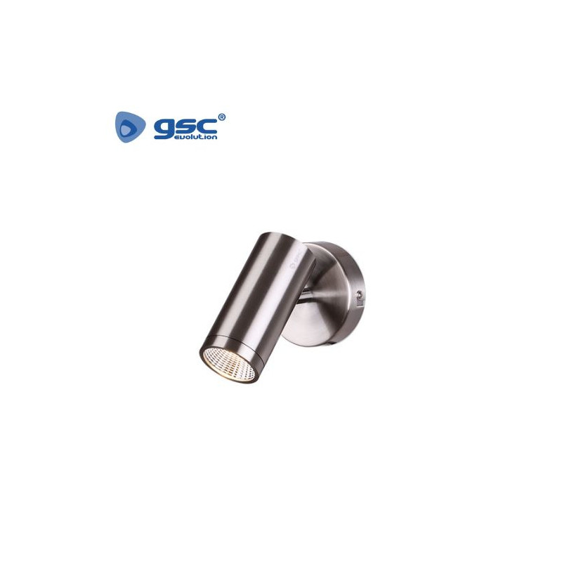 Foco techo/pared simple GU10 Max. 60w Níquel satín ÚLTIMAS UNIDADES