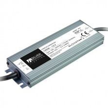 Fuente de alimentación para Tira de LED 12V 100w 8,3A IP67 SILVER