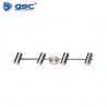 Foco techo/pared cuádruple GU10 Max. 60w Níquel satín /4 ÚLTIMAS UNIDADES
