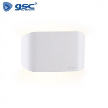 Aplique de pared LED 3w 6000K 231Lm Curvo Blanco Mate Exterior GSC UUS