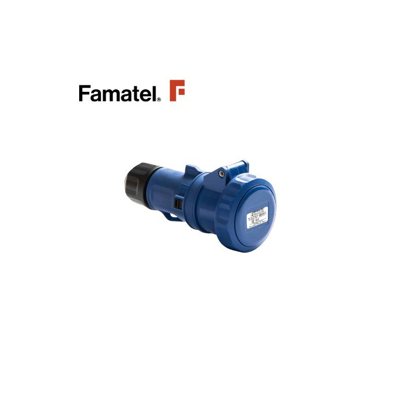 Base CETAC movil 2P+T 32A 220V IP67 FAMATEL