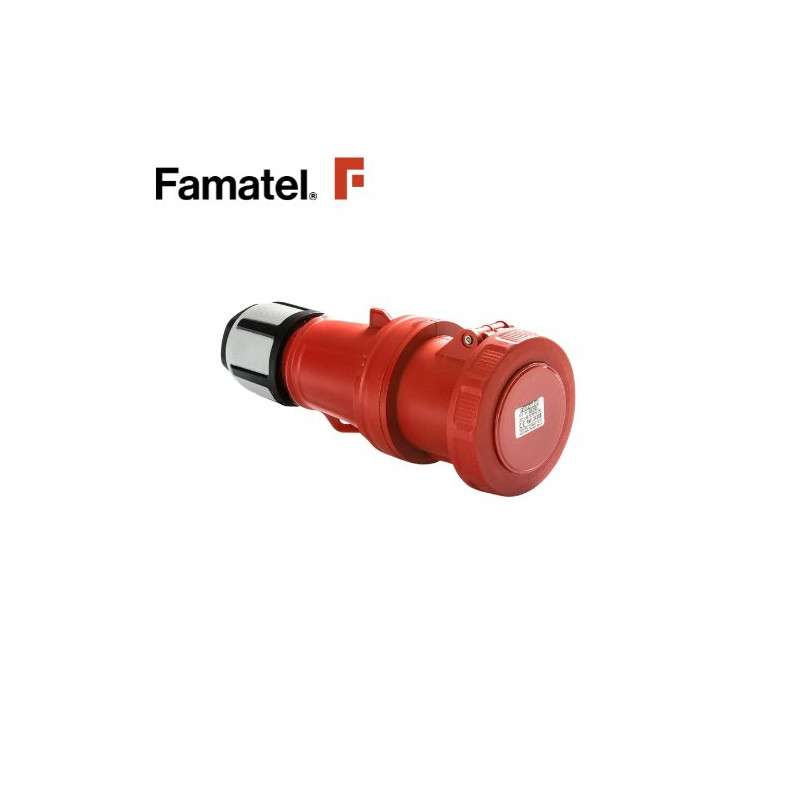 Base CETAC movil 2P+T 63A 220V IP67 FAMATEL | 1