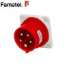 Base inclinada 10g 2P+T 16A 220V IP67 FAMATEL | 10