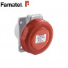 Base inclinada 10g 2P+T 32A 220V IP67 FAMATEL | 10