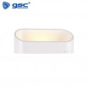 Aplique de pared LED 3w 3000K 231Lm Ovalado Blanco Mate Exterior GSC UUS