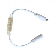Controlador / regulador para Tira de LED Monocolor 12-24v max. 144w MINI con botones SILVER C1