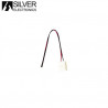 Cable alimentación clip a 4 hilos para Tira de LED RGB 12V-24V 15cm Precio bolsa 5 unds SILVER C1