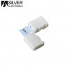 Conector clip en forma de L para Tira de LED SMD3528 Precio bolsa 5 uds. SILVER C1
