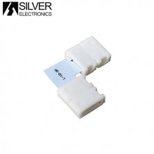 Para tiras LED 12V/24V 10mm SMD5050 Conector clip en forma de L Precio bolsa 5 uds SILVER