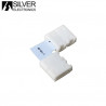 Conector clip en forma de L para Tira de LED SMD5050 Precio bolsa 5 uds. SILVER C1