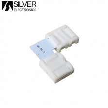 Conector clip en forma de L para Tira de LED SMD5050 RGB Precio bolsa 5 uds. SILVER C1