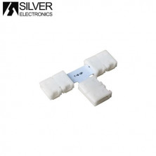 Conector clip en forma de T para Tira de LED SMD5050 Precio bolsa 5 uds. SILVER C1