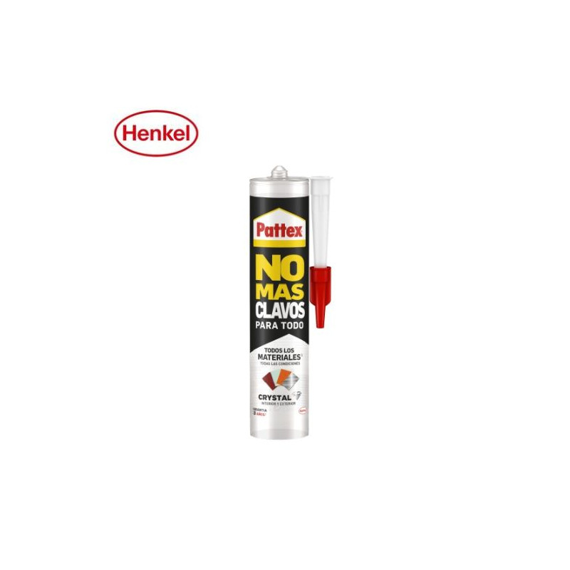 Pattex No Mas Clavos PARA TODO Crystal 290g Cartucho