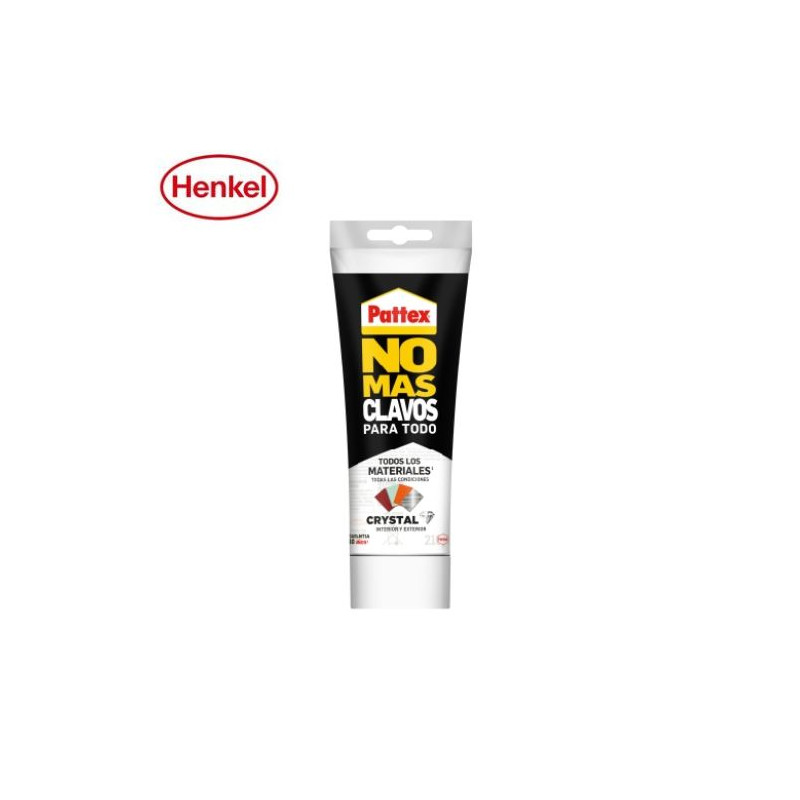 Pattex No Mas Clavos PARA TODO Crystal 216g Tubo