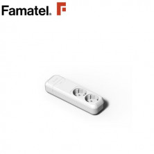 Base 2 Tomas TT sin Cable Caja (A) FAMATEL