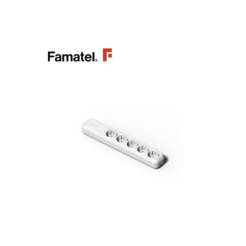 Base 5 Tomas TT sin Cable Caja (A) FAMATEL