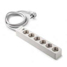 Base 6 Tomas TT 3x1,5mm 3 metros de cable con interruptor Blister FAMATEL C1