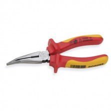 Alicate bocas semirredondas curvas con corte aislado vde 200mm DOGHER