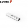 Base 3 Tomas TT con interruptor sin Cable Caja (A) FAMATEL