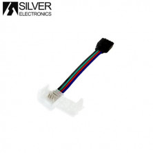 Conector tira led NEON 6x13 RGB SILVER C1