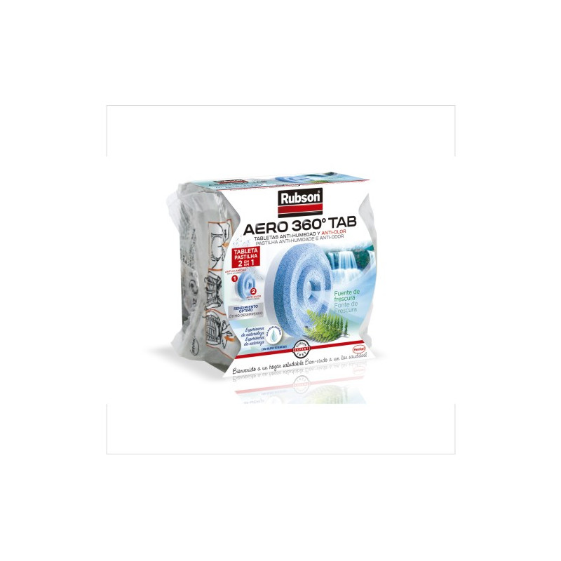 Rubson Aero360 Recambios Deshumificadores Fuente de Frescura 450 gr C12