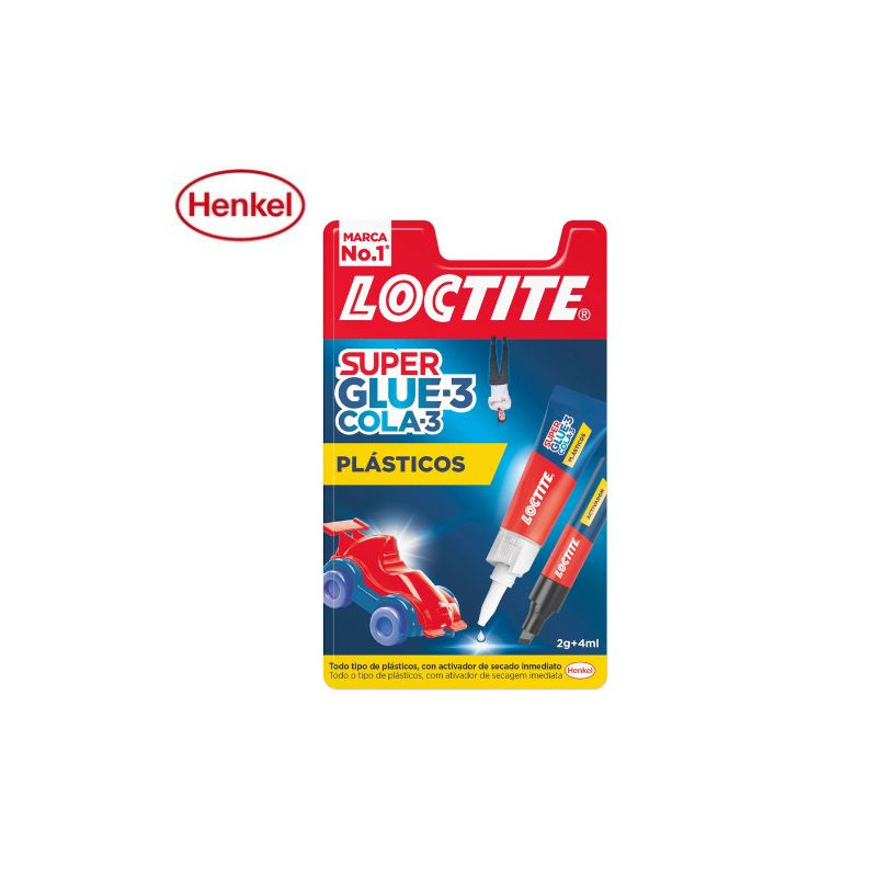 Loctite adhesivos SG Plasticos difíciles 4ml 2 gramos -12- C12