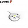 Base 4 Tomas TT 3x1,5mm 1,5 metros de cable con interruptor + 2 Toma USB Tipo A Blanca (A)FAMATEL