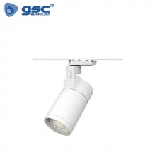 Foco carril LED 3 vías 30w 4000K Blanco GSC UUS