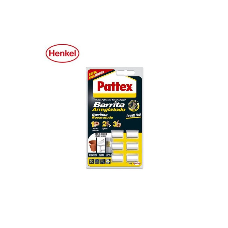 Pattex Barrita Arreglatodo 6 Dosis 5g Blister