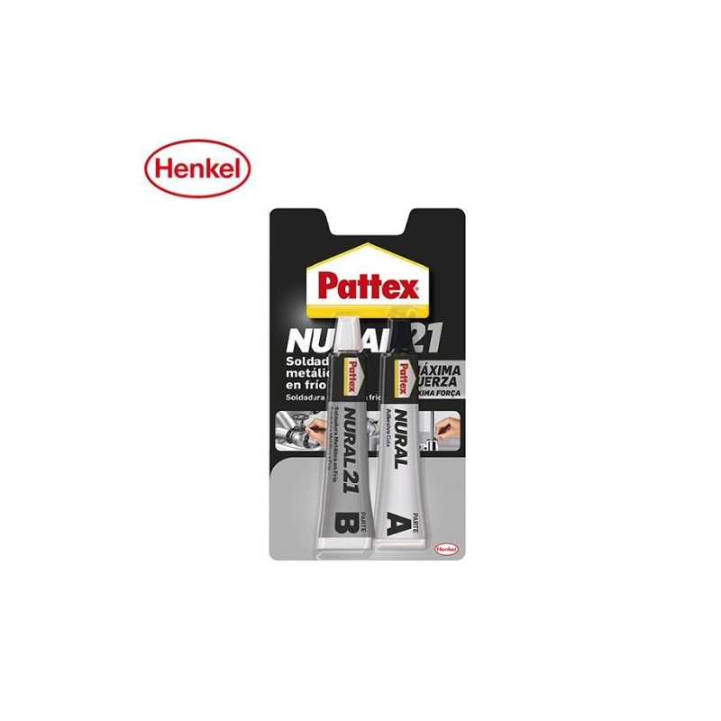 Pattex Nural 21 Blíster 120 ml - Soldadura metálica en frío -