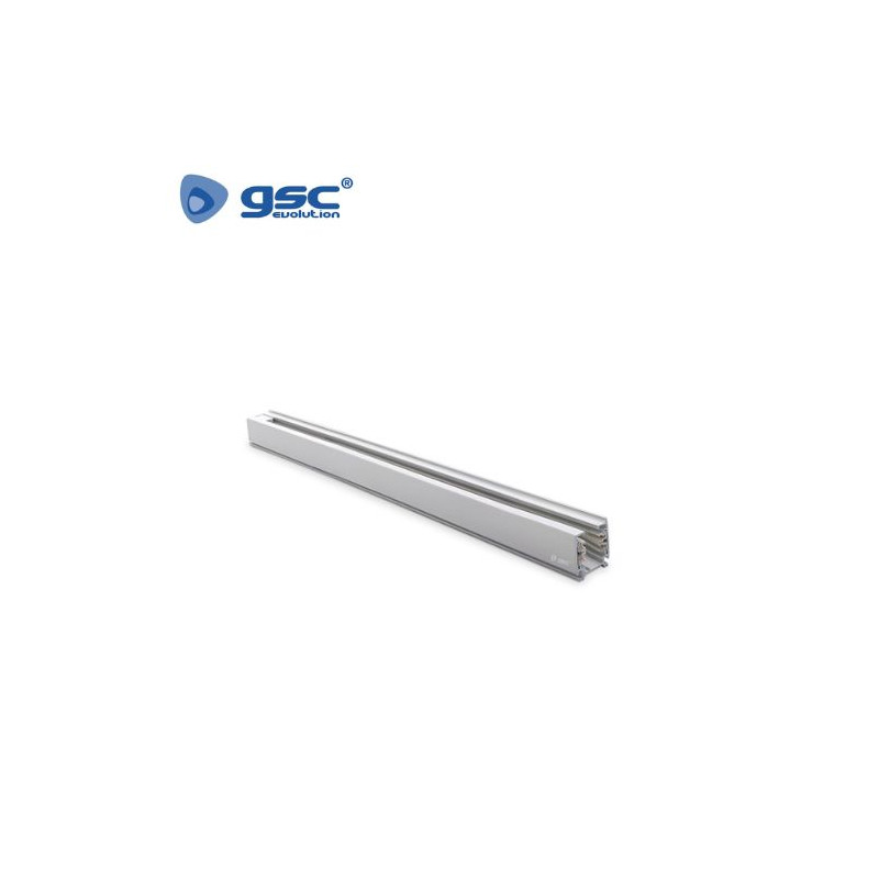 Carril trifásico 2m Blanco 10A 220V GSC UUS