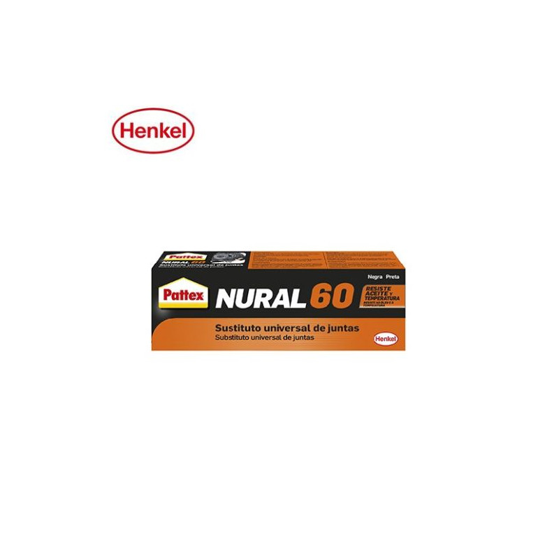 Pattex Nural 60 Estuche 40ml - Sustituto Universal de juntas Negro C12
