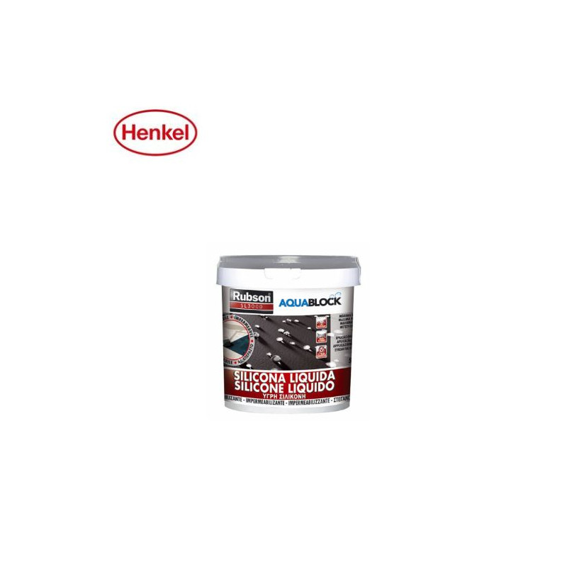 Rubson Silicona Líquida Aquablock SL3000 5Kg Gris C2