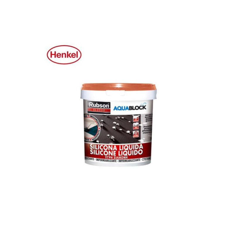 Rubson Silicona Líquida Aquablock SL3000 25Kg Teja C1