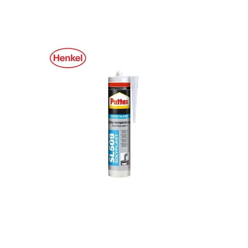 Pattex Silicona SL509 Alta temperatura Cartucho 300ml - Rojo oxido