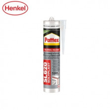 Pattex Silicona neutra SL620 Ventanas y Construcción Cartucho 300ml - Marron Ral 8014 C12