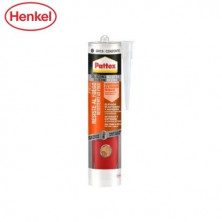 Pattex Silicona Sellador Resistente al fuego Cartucho 300ml Gris ÚLTIMAS UNIDADES