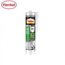 Pattex Silicona Sellador Espejos Cartucho 280ml GRIS