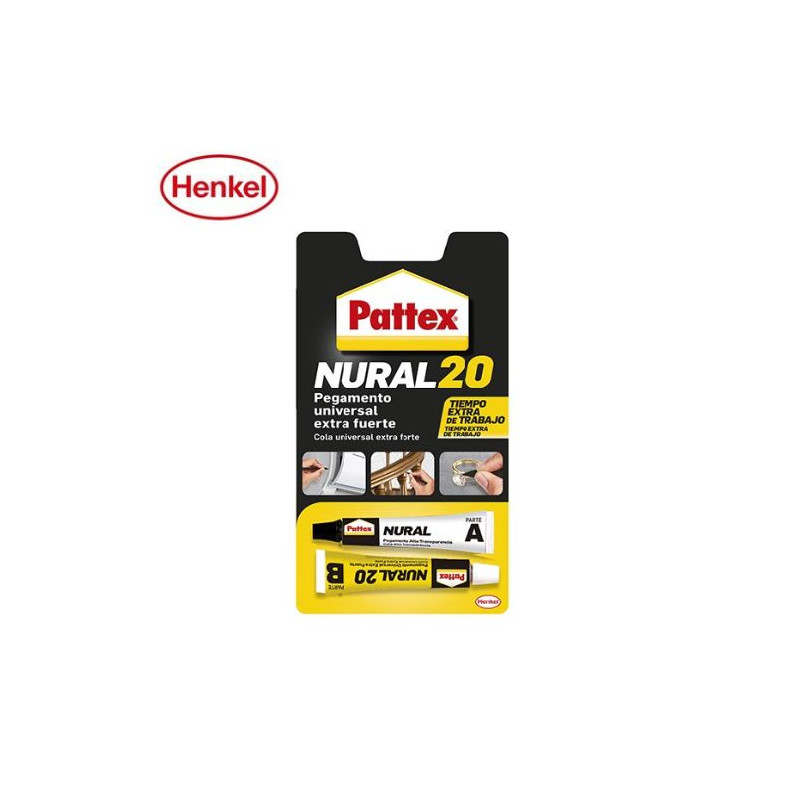 Pattex Nural 20 Tubo 22ml -12- - Pegamento extra fuerte tiempo extra - C12