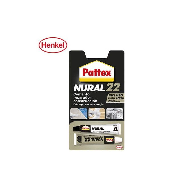 Pattex Nural 22 Blister 22 ml - Cemento reparador bajo el agua -