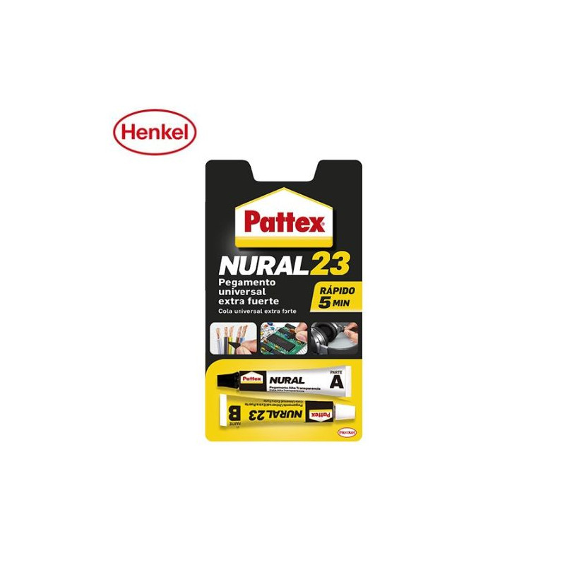 Pattex Nural 23 Tubo 22ml -12- - Pegamento extra fuerte 5 minutos - C12