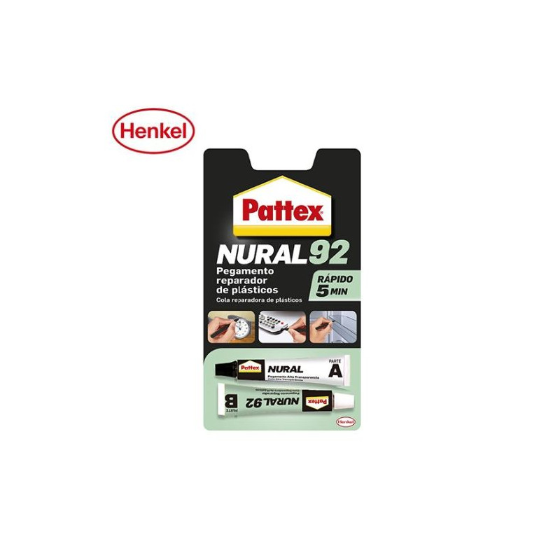 Pattex Nural 92 Blister 22ml  - Pegamento reparador de plásticos