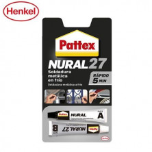 Pattex Nural 27 Blister 22ml - Soldadura metálica en frío 5 minutos -