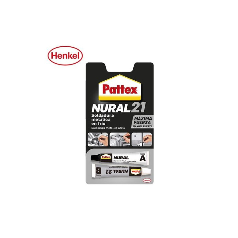 Pattex Nural 21 Blíster 22 ml - Soldadura metálica en frío - C12