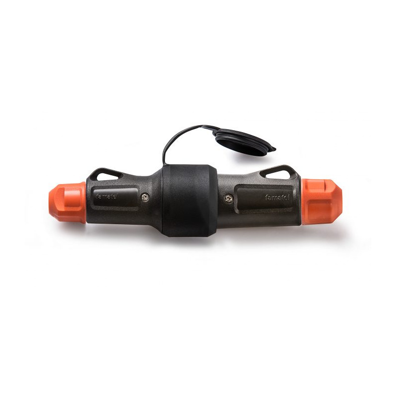 Kit Clavija + Base prensaestopa Negro TT 16A-220V IP54 IK08 FAMATEL 10