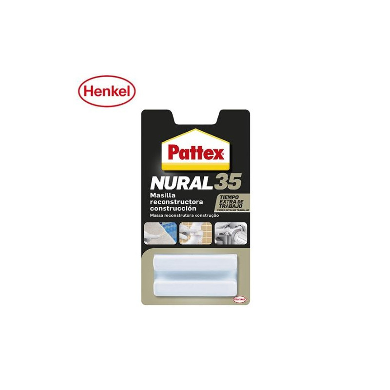 Pattex Nural 35 Blister 50 g - Masilla reconstructora de construcción