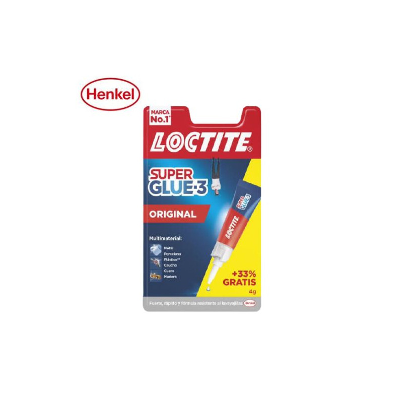 Loctite adhesivos SG Original 3 gramos + 33% gratis