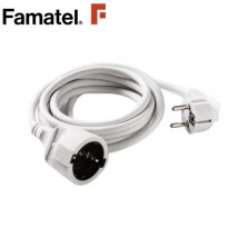 Prolongador 2m 16A 3x1,5mm Schuko Blanco FAMATEL C1/10