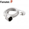 Prolongador 4m 16A 3x1,5mm Schuko Blanco FAMATEL