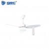 Ventilador de techo con mando 63W 46 Pulgadas 3 aspas Blanco Bumera GSC C1/1